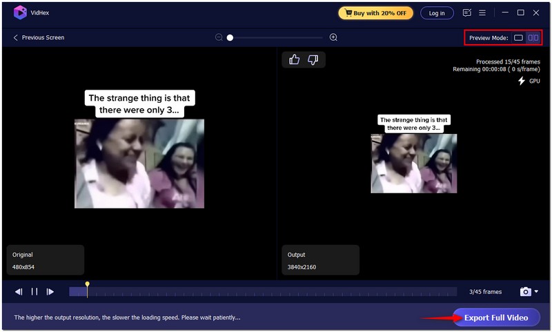 Exportar todos os vídeos