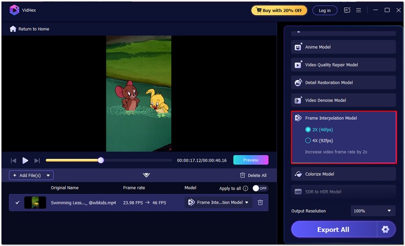 Interpolação de quadros de impacto