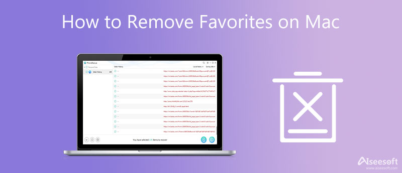 Remover favoritos no Mac