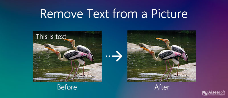 Remover texto de uma imagem