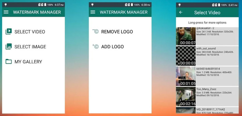 Remova a marca d'água do TikTok no Android