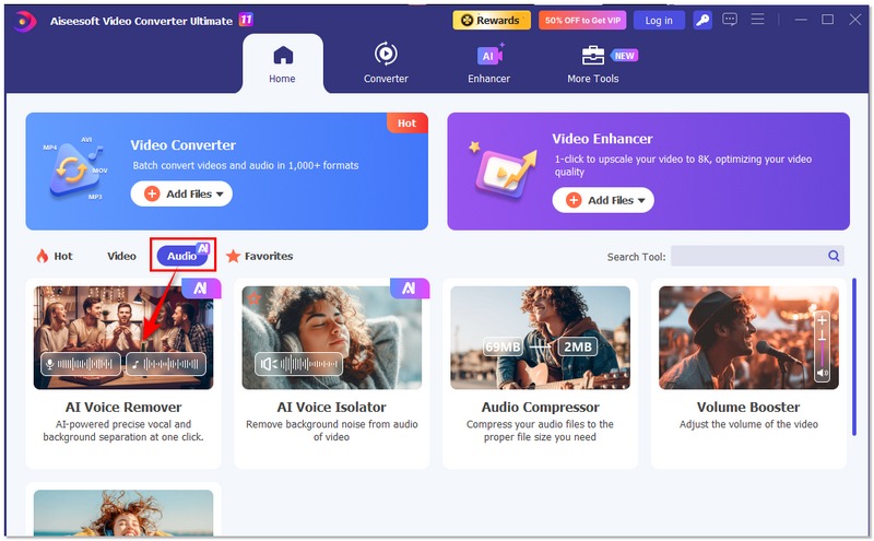 Escolha o Removedor de Voz por IA