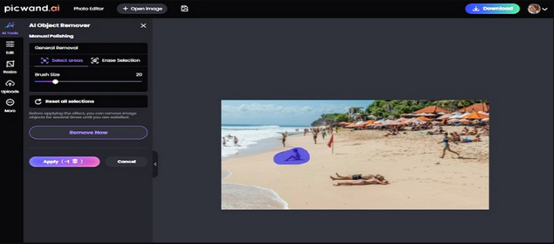 Remover marca d'água do Picwand