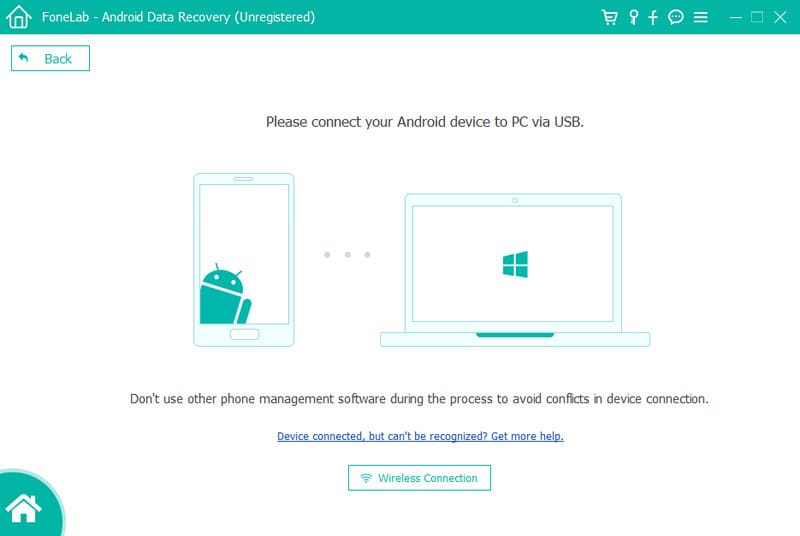 Restauração de backup do Android Backup com um clique