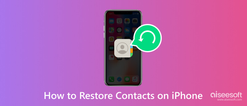 Restaurar contatos no iPhone
