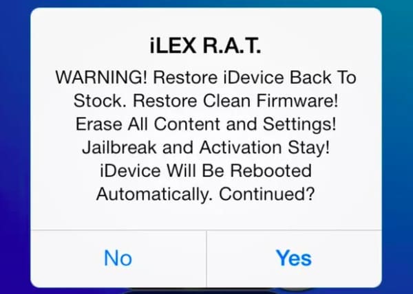 Restaurar iPhone com Jailbreak sem perder Jailbreak Ilex Rat