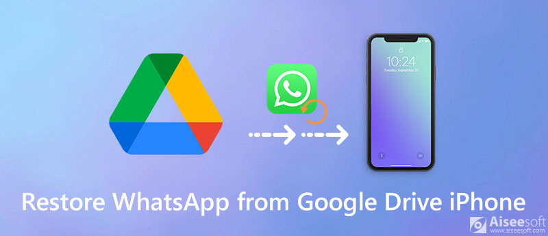 Restaurar WhatsApp do Google Drive para iPhone