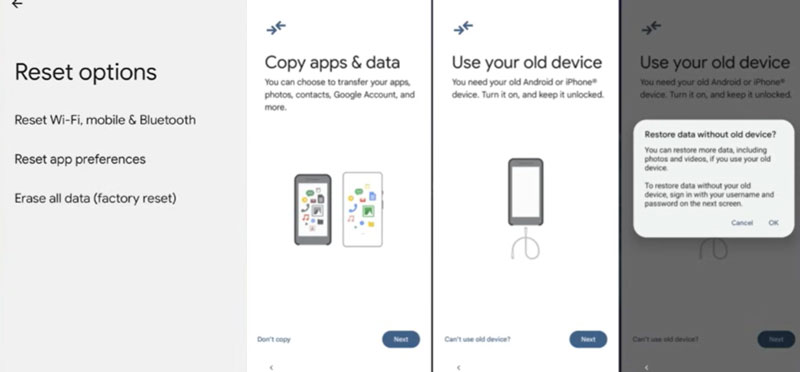 Restaurar mensagem do backup do Google