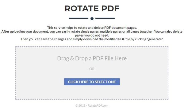 selecione PDF