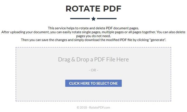 selecione PDF