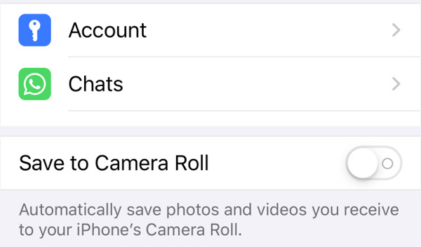 Salvar fotos automaticamente do whatsapp