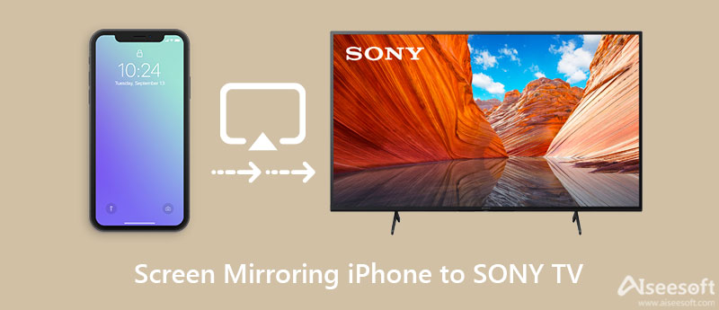 Espelhar a tela do iPhone para a TV Sony