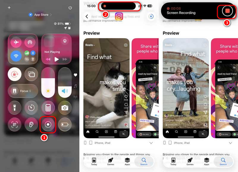 Grave Stories do Instagram no iOS