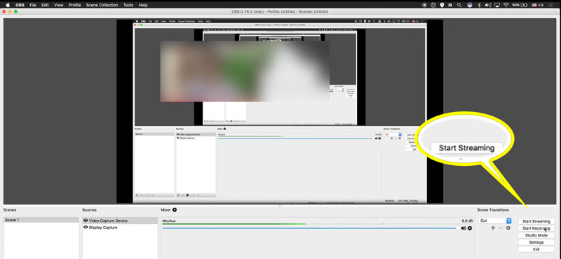 OBS Gravar Mac com Câmera