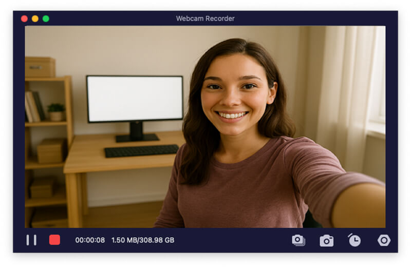 Gravar vídeo com a webcam no Mac