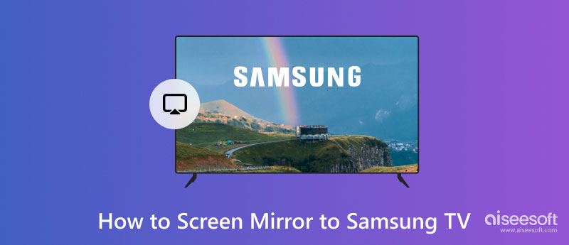 Compartilhamento de tela na TV Samsung