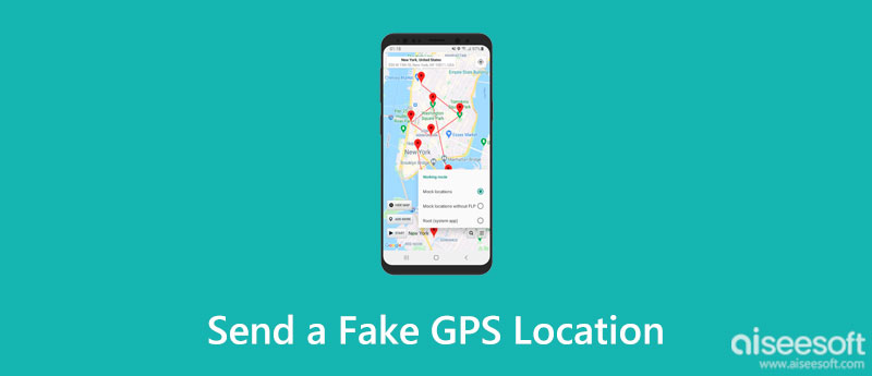 Enviar uma localização GPS falsa