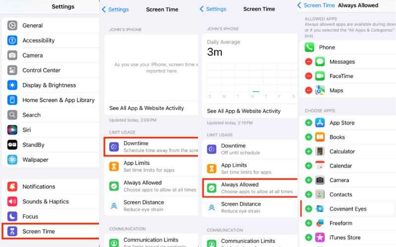 Adicionar aplicativos em tempo de inatividade