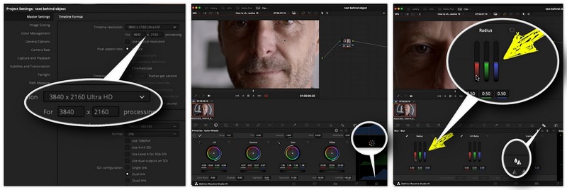 Aprimore a nitidez do vídeo no DaVince Resolve.