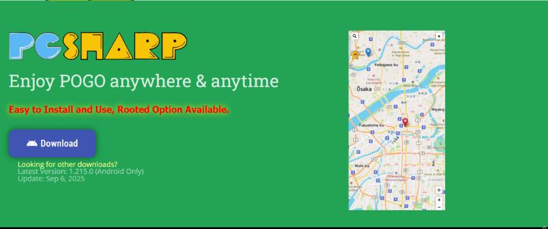 Ferramenta de falsificação Pgsharp