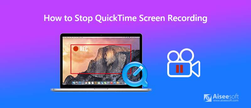 Parar a gravação de tela QuickTime