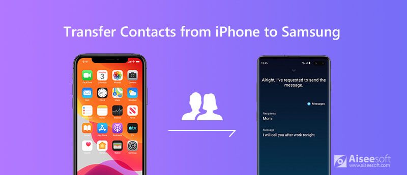 Mude os contatos do iPhone para o Samsung Galaxy