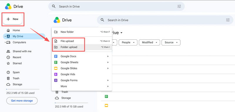 Google Drive File Upload From Mac