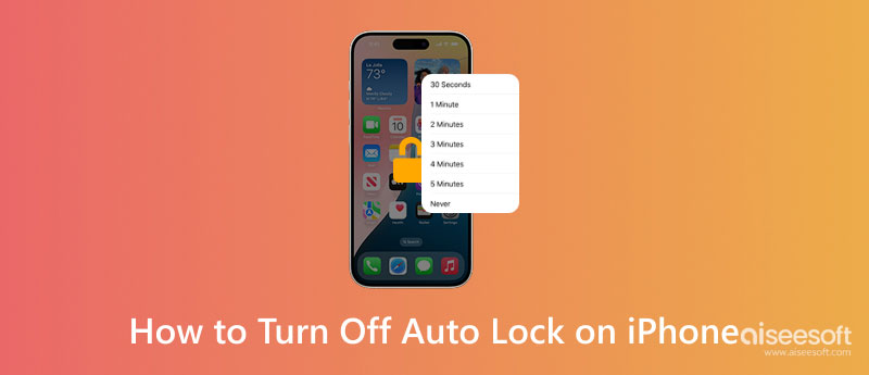 Desative o bloqueio automático no iPhone