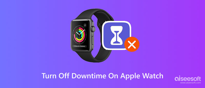 Desativar o tempo de inatividade no Apple Watch
