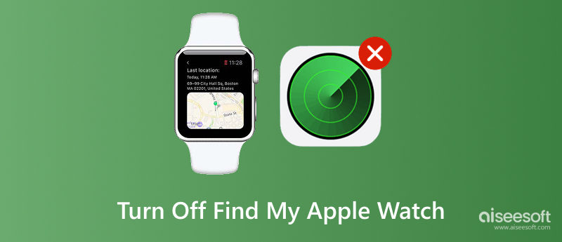 Desativar o Buscar meu Apple Watch