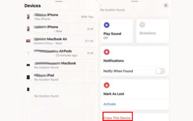 Desvincule iPhones com o aplicativo Find MY