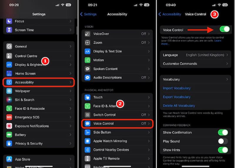 Desbloquear iPhone com voz