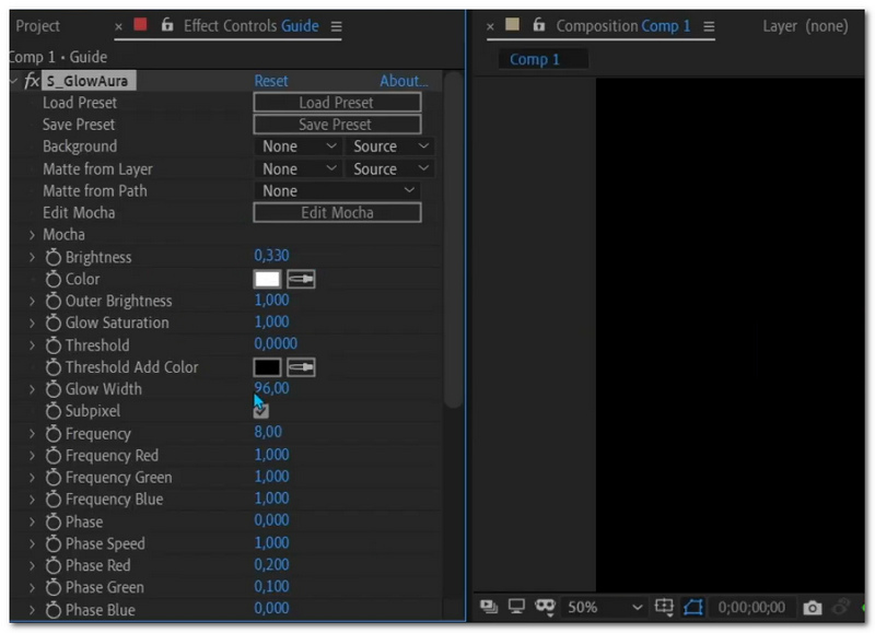 Select Upscale Effects