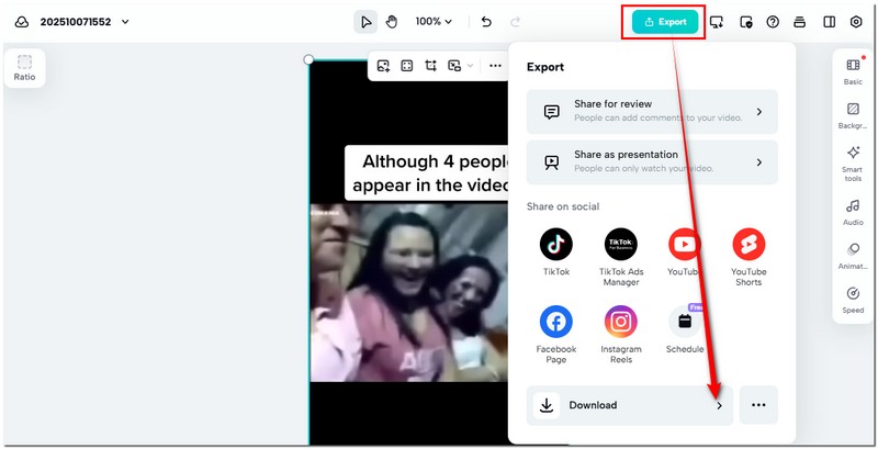 Clique em Exportar configurações