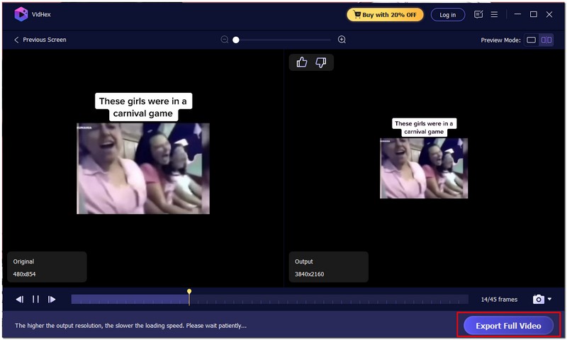 Clique em Exportar todos os vídeos