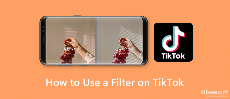 Use um filtro no TikTok