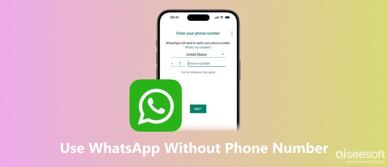 Use o WhatsApp sem número de telefone