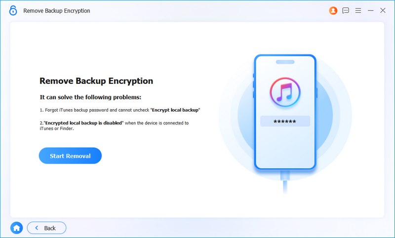 Conecte o dispositivo para remoção