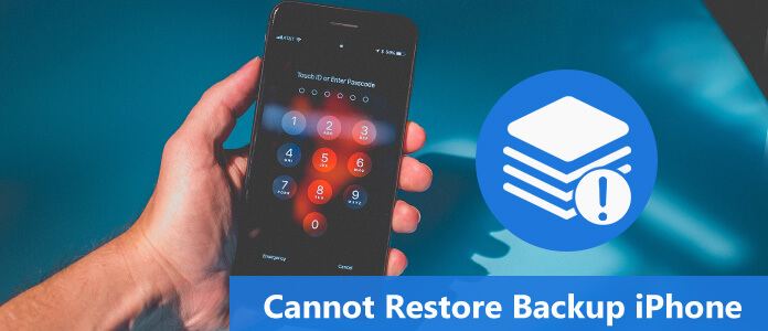 Não é possível restaurar o backup do iPhone