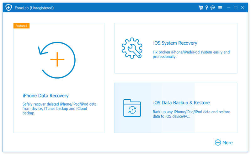 Restauração de backup de dados do iOS