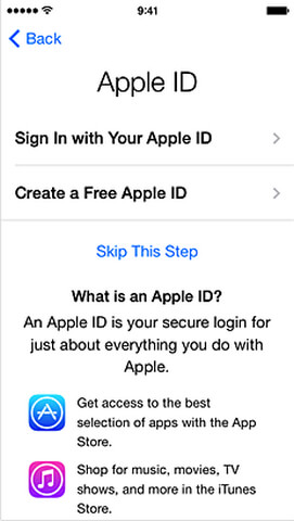 Configurar ID da Apple