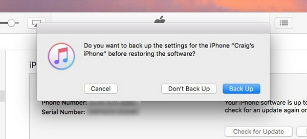Backup do iPhone