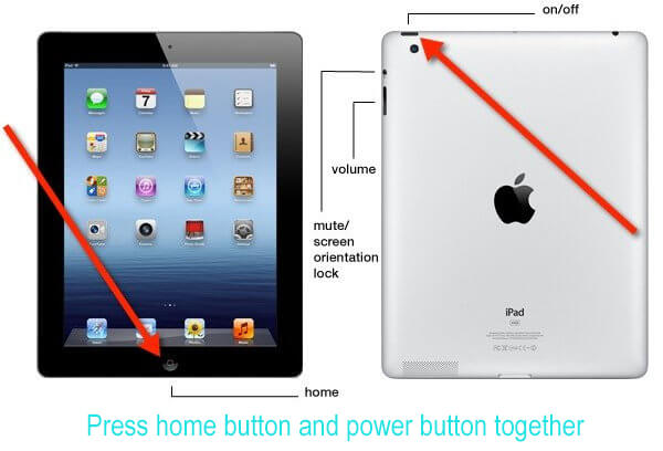 Hard Reset do iPad corrige a tela preta do iPad