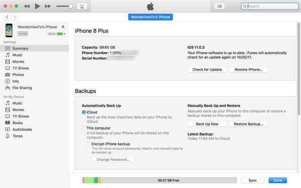 Coloque o iPhone no modo DFU usando o iTunes