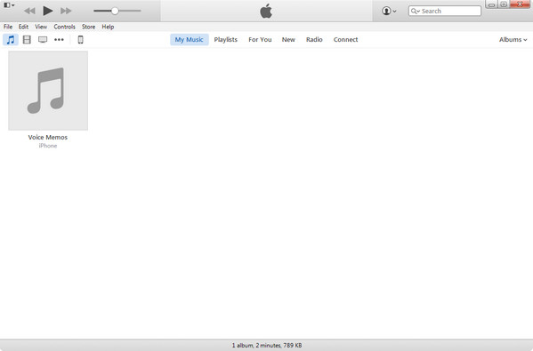 Interface do iTunes