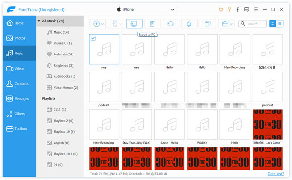 Exporte a música do seu iPod e copie para o seu computador