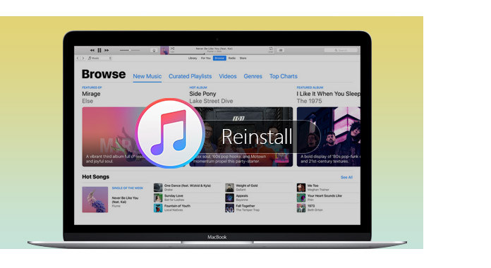 Reinstale o iTunes