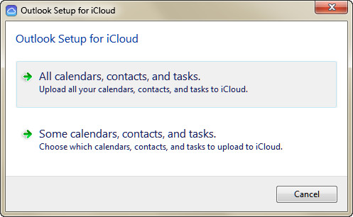 Sincronize o calendário do Outlook com o iCloud