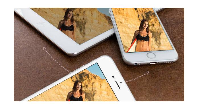 Transferir fotos do iPhone para o iPhone ou iPad