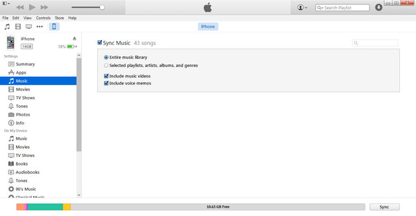 Transferir músicas do iTunes para o iPhone